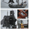 bf08658a4a928be7 LOTR Ambush Ship Pirates Of Caribbean Reveng Warship Black Pearl Sailboat Building Block Bricks 79008 4184 Assembly Toy Kid Gift