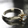 Pure Gold Ring for Women Natural Moissanit Rings with Gemstones Beautiful Jewelry Couples Wedding Accessories New Trend