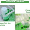bf44862d1b8ef855 Bird Water Dispenser for Cage, 4pcs Bird Water Bowl 140ml Automatic No Mess Gravity Feeder Bird Watering Supplies for Pet Parrot, Parakeets, Cockatiel, Budgie Lovebirds and Other Birds
