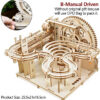 bf77dea01f5b76f2 3D Wooden Puzzle Marble Run Set DIY Assemble nical Model Building Kits STEAM Educational Toys for Adult Kids Birthday Gifts