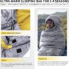 bfa3cc71f58bbf7a Naturehike Sleeping Bag for Adult, Teen, for 3-4 Seasons, Lightweight, Waterproof, Ultra-Warm Mummy Sleeping Bag for Indoor, Camping, Hiking, Backpacking, Mountaineering