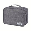 Waterproof Digital Electronic Portable USB Data Line Charger Plug Storage Bag Travel Cable Organizer