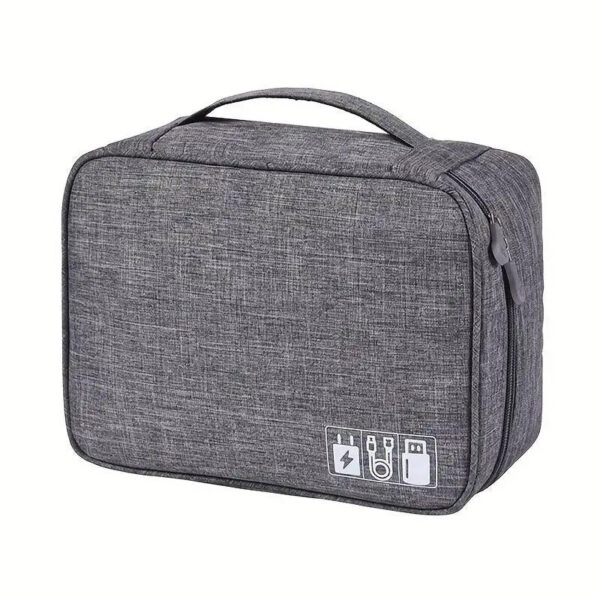 Waterproof Digital Electronic Portable USB Data Line Charger Plug Storage Bag Travel Cable Organizer