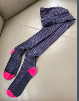 Designer Striped Tight Legging For Women New Fashion Winter Colorful Warm Tights Socks Slim Party Stockings Pantyhose Stocking Gifts