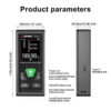 c00bc58f008c3b52 SNDWAY SW-DG60 DG100 2 Way Measure Rangefinder Green Laser Distance Meter Mini Digital Range Finder 60M 100M