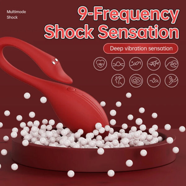 Swan Wearable Vibration Egg 9 Frequency Vibration Vaginal G Spot Clitoris Stimulation Anal Massager APP Control Women Sexy Toys