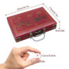 Numbered Mahjong 144 Tiles Mini Mah-Jong Set Portable Toy with Box Traditional Chinese Version Game