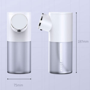 Automatic Liquid Soap Dispenser Sensor Foam hine with Temperature Display USB Rechargeable Hand washer for Kitchen Bathroom