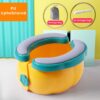Toilet Portable Travel Baby Foldable Kids Potty Training Seat Easy to Clean With Storage Bag and 20 Garbage Bags