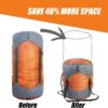 Frelaxy Compression Sack, Ultralight Sleeping Bag Stuff Sack, 40% More Storage! 11L/18L/30L/45L/52L, Compression Stuff Sack - Space Saving Gear for Camping, Hiking, Backpacking