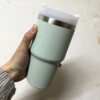 new Ice 304 Stainless Steel Insulated Convenient Large Capacity Sipper Coffee Car Cup