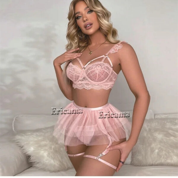 c04568c755c45afa Sexy Lingerie Set Woman Lace Transparent Erotic Underwear Sets Delicate Bra Push Up Breves Sets Thin Sexy Erotic Bras Bodysuit