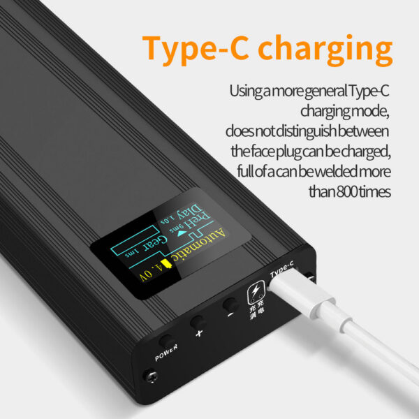 80 Gears Welder Adjustable Portable Handheld Digital Display Mini Spot Welding hine Automatic Trigger for 18650 Battery
