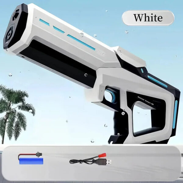 Automatic absorbing electric gun, outdoor beach swimming pool entertainment, adult and children's water gun
