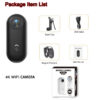 4K FHD 1080P Outdoor Sports Camera In Helmet Motorcycle Bike Sport Mini Filming Bicycle Action Body Cam And Video Recording