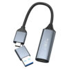 2.0 Video Capture Card HDMI-compatible to USB Type-c Game Grabber Record for Switch Xbox PS4/5 Live Broadcast