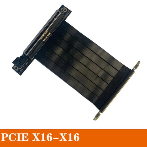 PCIe 3.0 4X 8X 16X Graphics GPU Extension Cable 90 Degree PCI Express X16 Riser Card Adapter Extender Pci-e Flexible Cord
