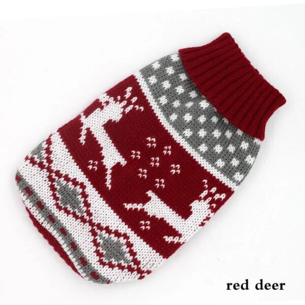 Winter Clothes Christmas Deer Clothing Chihuahua Puppy Pet Yorkshire Halloween Dog Sweater