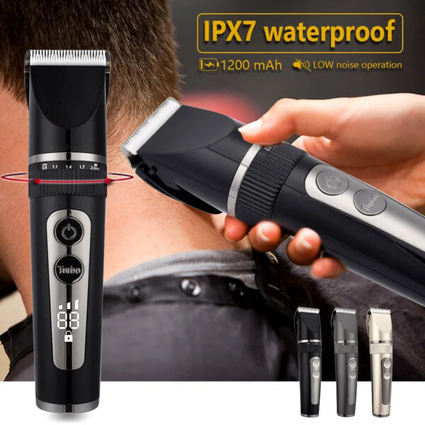 Electric Shavers Professional Hair Clipper For Men Rechargeable Razor Trimmer Cutting hine Beard Fast Charging 221203