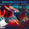 c0729cdc4c5c6854 Mini with Android 11, Portable 4K 1080P Full HD Support, Smart 5G WiFi6 BT5.0 Auto Horizontal Correction, 180°Rotatable Outdoor Projector for Phone/TV Stick/Laptop