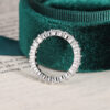 c0732a05aeac8b59 Sterling Sier for Women Exquisite Full Diamond Zircon Ring High Quality Party Jewelry Anniversary Gift