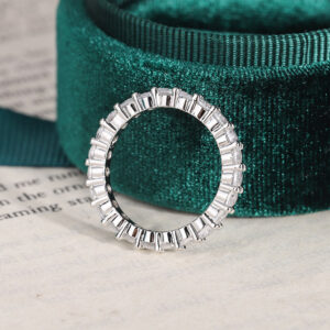 c0732a05aeac8b59 Sterling Sier for Women Exquisite Full Diamond Zircon Ring High Quality Party Jewelry Anniversary Gift