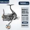 BEARKING New NAG Sea Fishing Waterproof Fishing Scroll 8000-14000 Model Speed 4.8:1 Maximum Fishing Force 18KG Waterproof Scroll