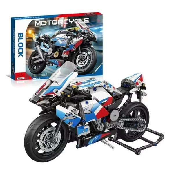 c07f1d58511ed8e3 New 42130 Expert Puzzle Simulation Model Motorcycle Building Block Assembly Birthday Gift Toy