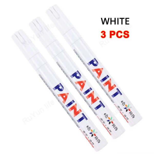 c08ade4d02e4fa03 1Pc Car Oily Painting Waterproof Permanent Graffiti Touch Up Tyre Marker Auto Rubber Tire Tread Mark Pen for Bike Cars Metal