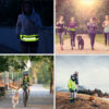 c090f42ac73b9c9a Hands Free for Running Walking Reflective Leash with Waist Bag Retractable Elastic Belt Dog Traction Rope Pet Products