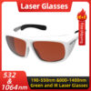 c092bb34491ad9a6 1064nm infrared laser safety protective glasses IPL hair removal 650nm red 532nm green 450nm blue protection goggles