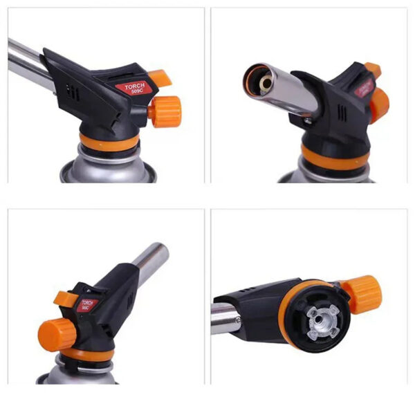 c0a4da4864759f28 Torch Cooking AutoIgnition Butane Gas Welding-Burner Welding Gas Burner Flame Gas Torch Flame Gun Blow for BBQ Camping Cooking