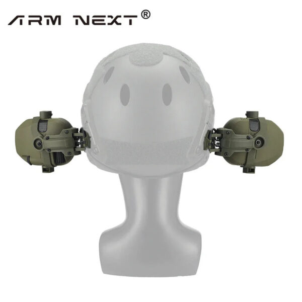 c0aae14e42a14e8c NEW Airsoft Shooting Noise Reduction Earmuffs Tactical Helmet Mounted Electronic Hearing Protector Sound Amplification Headphone