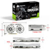 c0b7b9103173c477 MOUGOL Original Radeon RX580 8G Graphics GDDR5 Memory Video Gaming PCIE3.0x16 DVI DP for Desktop Computer AMD Card