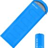 Sleeping Bag for Adults – Lightweight & Warm Waterproof 3-Season Sleeping Bag for Camping, Hiking, Outdoor & Indoor Use, Compact & Comfortable with Compression Bag