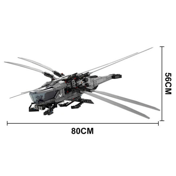 1369PCS Icons Technical Dune Atreides Royal Ornithopter Model Building Blocks Fit 10327 Set Creative Bricks Toys For Kids Gifts