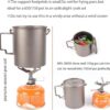 c0ed115edd3d958e BRS 3000T Ultralight Backpacking Stove - Portable Pocket Titanium Camping Gas Burner - Only 26g With Extra Backup O-Ring