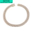 c1099533269f941a HOYON Lab Moissanite Cuban Chain Men's Necklace S Sier Color Jewelry Hip Hop Rock CZ Diamond Neck Collares