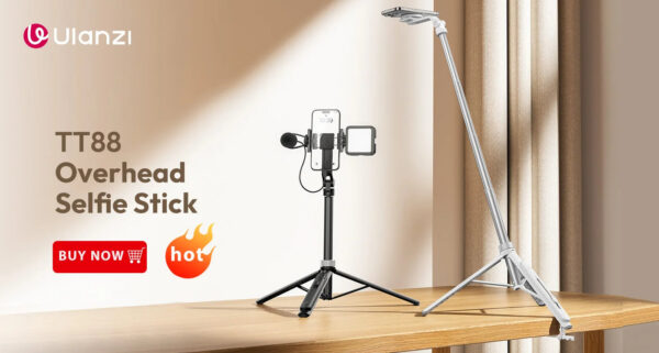 c125836cb2a13c80 Ulanzi MT-84 1.53M Magsafe Selfie Stick Tripod Stand Bluetooth Remote Phone Extension Tripod for IPhone 16 15 LiveStreaming Vlog