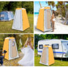 Portable Privacy Tent Outdoor Waterproof Changing Room Shelter for Camping Hiking Folding Beach Toilet Shower Bathroom