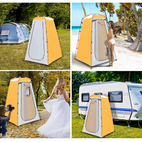 Portable Privacy Tent Outdoor Waterproof Changing Room Shelter for Camping Hiking Folding Beach Toilet Shower Bathroom