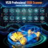 Professional OBD2 Scanner Diagnostic Tool Check Engine Light Trouble Code Reader Car Fault Detector