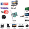 c15d3b9e3c7c49da EzCAP294 4K PCI-E Video Capture Card 1080P60P HDMI Output ,Full HD Recorded UVC Plug and Play Support OBS Studio Live Streaming