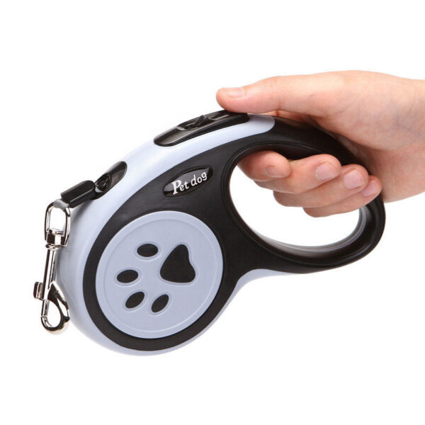 c16a9d00b92abd63 3m 5m Nylon Dog Leash Automatic Retractable Durable Cat Lead Extending Puppy Walking Running Traction Roulette For Small Dogs
