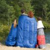 TANGZON 220x150cm Double Sleeping Bag, Extra Large Converts into 2 Waterproof Lightweight Camping Bags with 2 Pillows and Carrying Bag for Outdoor Hiking Backpacking Traveling