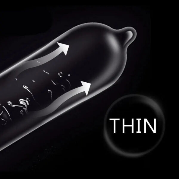 c18c47f781581f35 Invisible Slim Condoms for Men Ultra Thin Latex Rubber Sensitive Kondom Long Lasting Extra Lubricated Penis Sleeve Condom