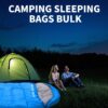 Sleeping Bag for Adults – Lightweight & Warm Waterproof 3-Season Sleeping Bag for Camping, Hiking, Outdoor & Indoor Use, Compact & Comfortable with Compression Bag