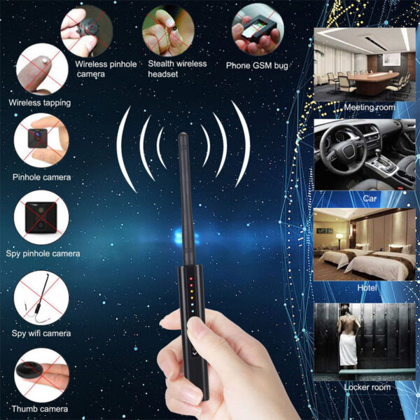 c1d620cb9b767ce1 G728 Anti-monitoring Anti-peeping Hidden WiFi Wireless Signal Camera Detector Infrared Scanner Artificial Intelligent Detection