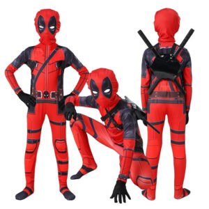c1e4bbb20ef9810e Bodyguard Bodysuit Halloween Children's Deadpool Cosplay Costume Adult Set