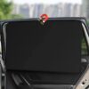 Car Side Sun Shades, 4 PCS Window Sunshades Privacy Curtains, 100% Block Light f